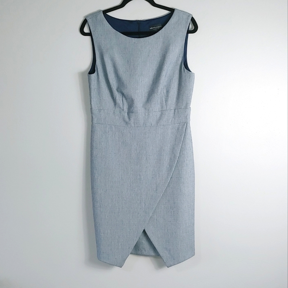 10 NWT Connected Apparel Tulip Hem Sleeveless Sheath Dress